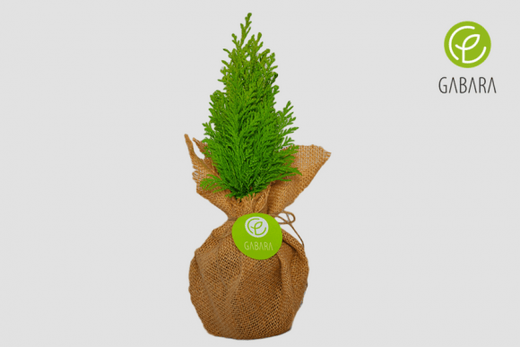 Promotional Christmas tree in jute